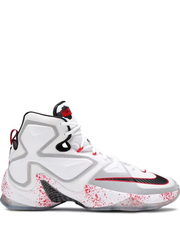 nikee LAB BAL White Colour Red Tick Lebron High Ankle 372