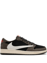 Air Jordan 1 Low X Travis Scott Black Olive Semi UA With Carry Bag
