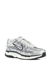 nike p 6000 white metallic silver