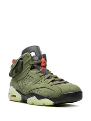 Nikee Air Jordann Retro 6 Travis Scott Olive