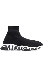 Balenciagaa Speed Runners Black White 106