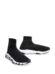 Balenciagaa Speed Runners Black White 106