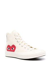 Comme Des Garcons Play x converse chuck 70 high white