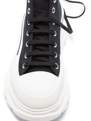 Alexander McQueen Tread Slick High Black White