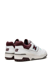 New Balance 550 White Burgendy