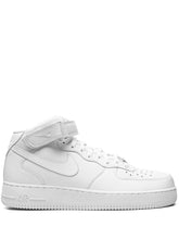 Nike airforce long mid LEATHER WHITE
