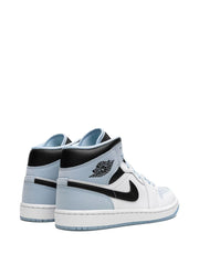 jordan retro 1 mid WHITE ICE BLUE