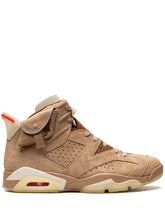 Jordan Retro 6 British Khakhi Semi Ua Quality Suede Quality with Dust Bag