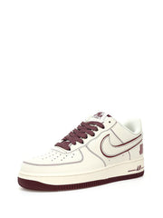 Nikee Airforce Undefeated Cream Maroon