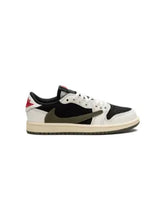 Nik.e Air Jordan 1 Low X Travis Scott Olive Green Semi UA