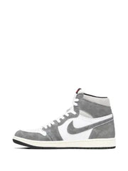 Nik e Air Jordan 1 High Washed Black SEMI UA