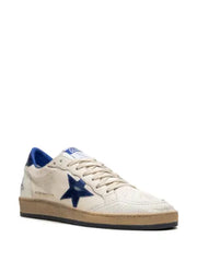Golden Goose Ball Star Low White Blue