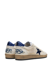 Golden Goose Ball-Star Low White Bluette