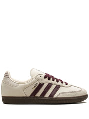 Adidass Samba Wonder White Maroon Men Leather Quality
