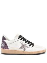 Golden Goose Ball Star White Purple Silver
