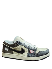 Nikee Air Jordan 1 Low Print Mail Brown