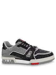 LOUISS VUITTION TRAINER CRYSTAL BLACK RED