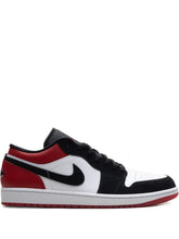 .NIK AIR JORDAN RETRO 1 LOW BLACK TOE