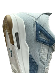 NIKE AIR JORDAN RETRO 4 WORN TEX DENIM BLUE