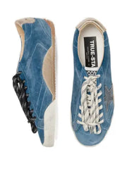 GOLDEN GOOSE TRUE STAR SNEAKER BLUE