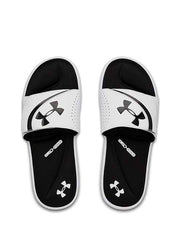 Under Armour lignite flip flops