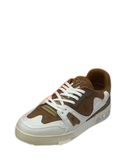 LOUIS VUITTON TRAINER 0098 BRN WHT