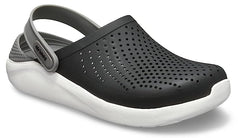Crocs Men Literide Clog Black and white