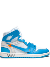 nike air jordan retro 1 off white unc blue