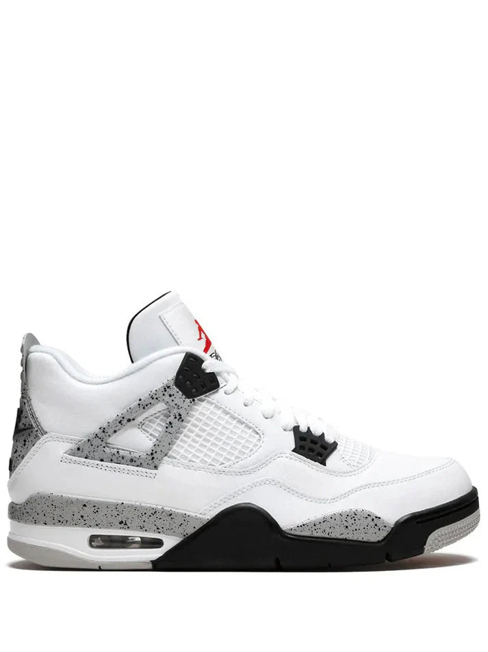 AIR JORDAN RETRO 4 WHITE CEMENT SEMI UA - 1