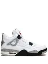 AIR JORDAN RETRO 4 WHITE CEMENT SEMI UA - 1