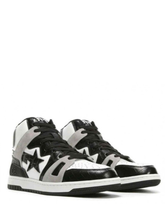 A Bathing Ape Bape Sta 93 Hi Black Light Grey Men S - 4