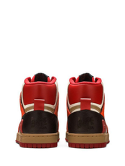 A Bathing Ape Bape Sta 93 Hi Red Orange Light Sand - 3