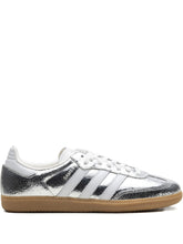Adidass Samba OG Silver Metallic Cracked Leather - 1