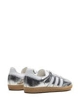 Adidass Samba OG Silver Metallic Cracked Leather - 4