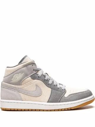 Air Jordan 1 Mid Coconut Milk Particle Grey - 1