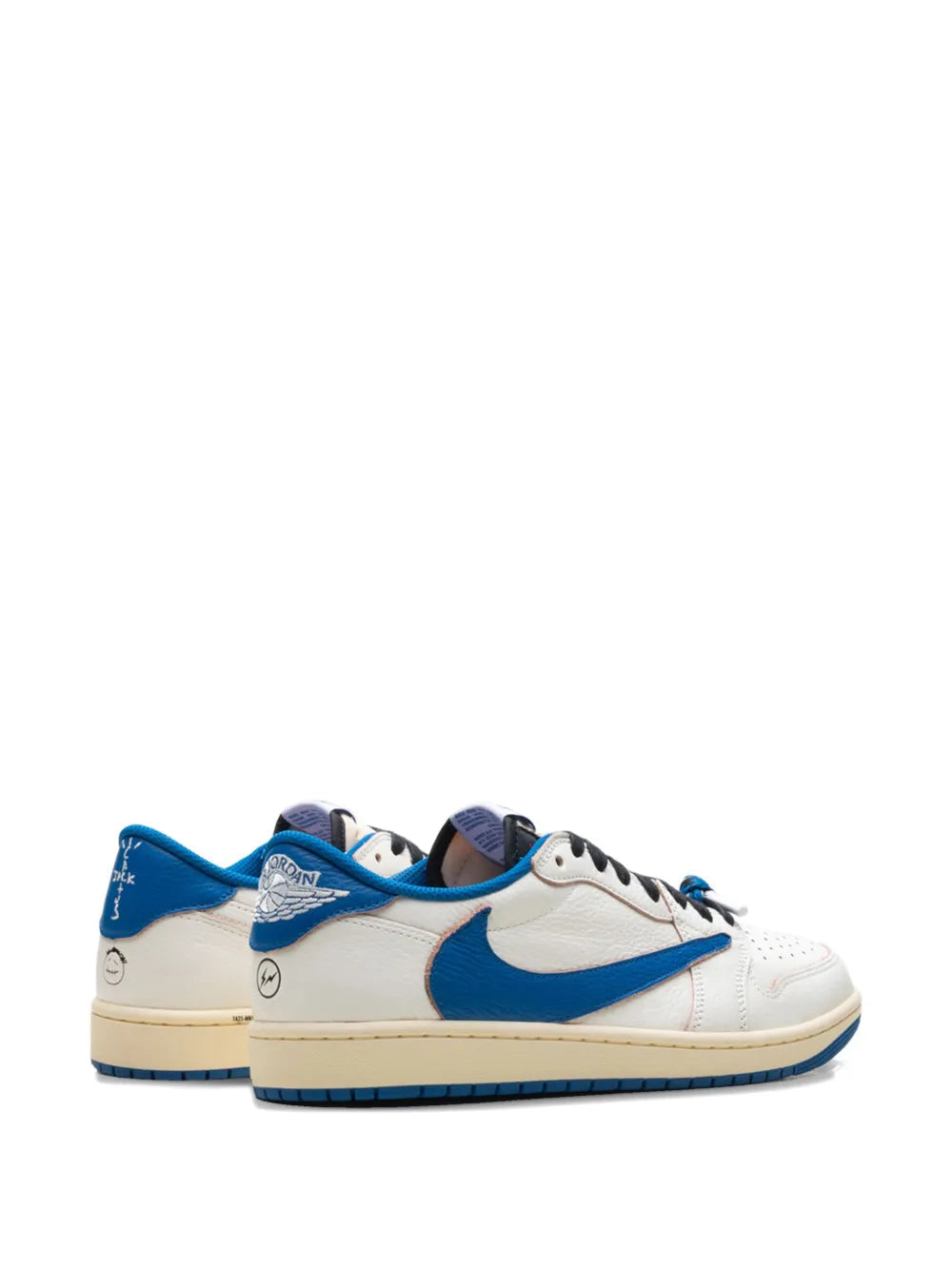 Air jordan retro 1 x travis scott fragment heat no plastic cover - 3