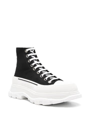 Alexander McQueen Tread Slick High Black White - 3