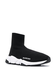 BALENCIAGA__ SPEED TRAINER Black white 477 - 2