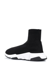 BALENCIAGA__ SPEED TRAINER Black white 477 - 3