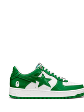 Bathing Ape Bape Sta Patent Leather Green White - 1