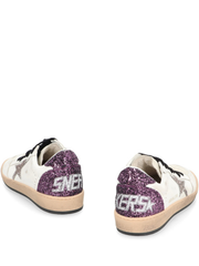 Golden Goose Ball Star White Purple Silver - 3