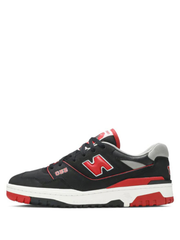 New Balance 550 Black Red Bred SHOES - 2