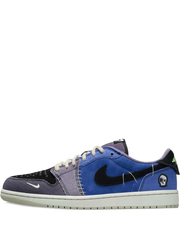 Nik air jordan retro 1 low x zion williamson voodoo alternate blue - 3