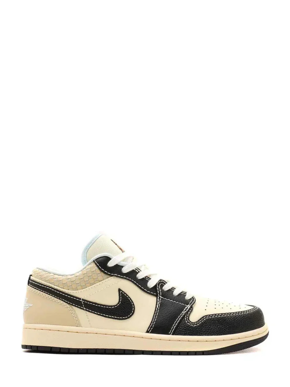 Nikee Air Jordan 1 Low Coconut Milk Black - 1