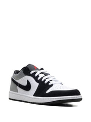 Nikee Air Jordan Retro 1 Low SE Metallic Black Silver 401 - 2