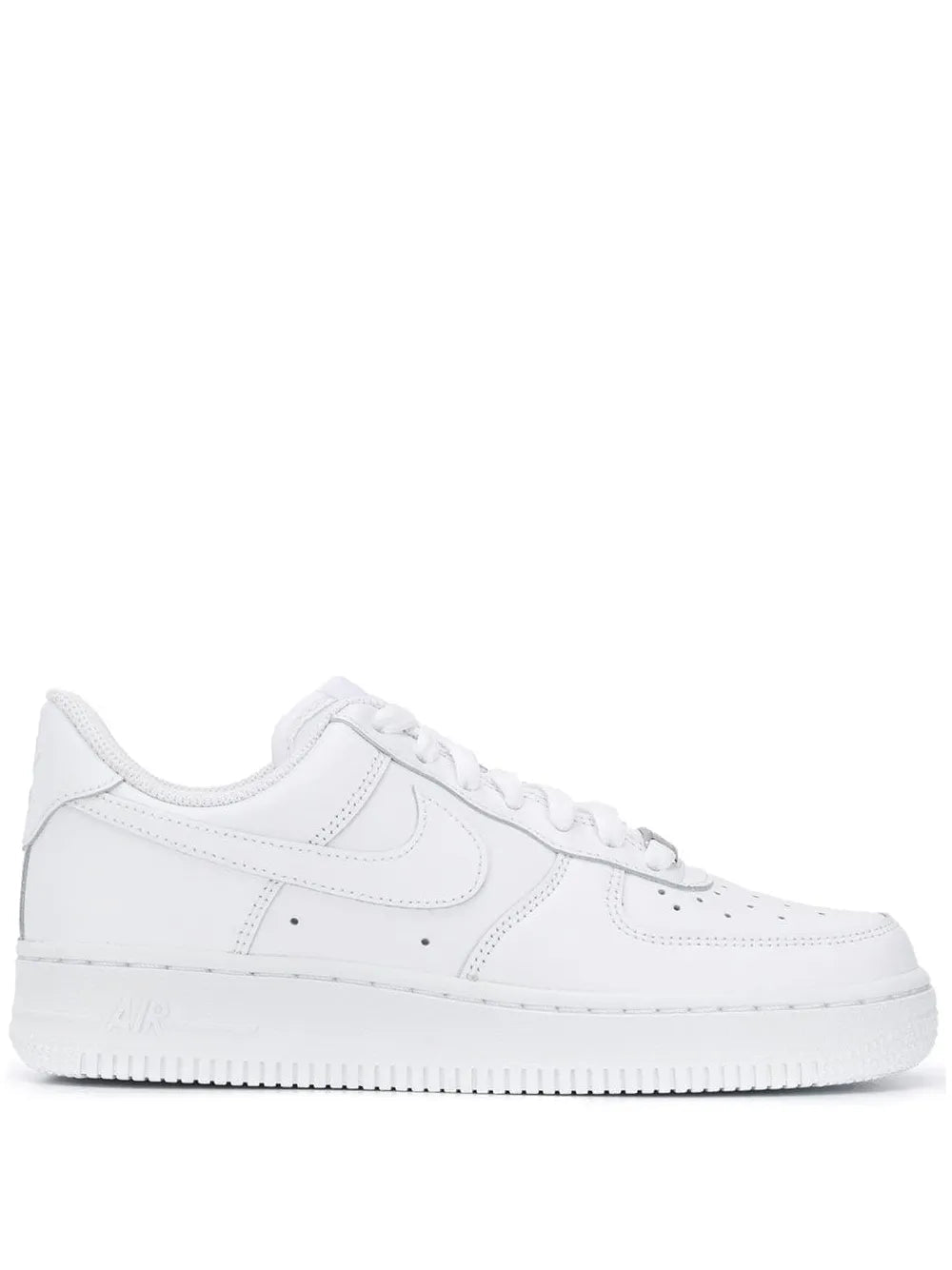 Nikee Airforce 1 White Pure Leather White With dust bag - 1