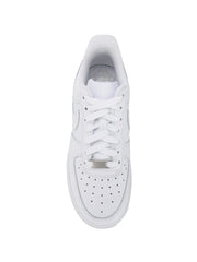 Nikee Airforce 1 White Pure Leather White With dust bag - 4