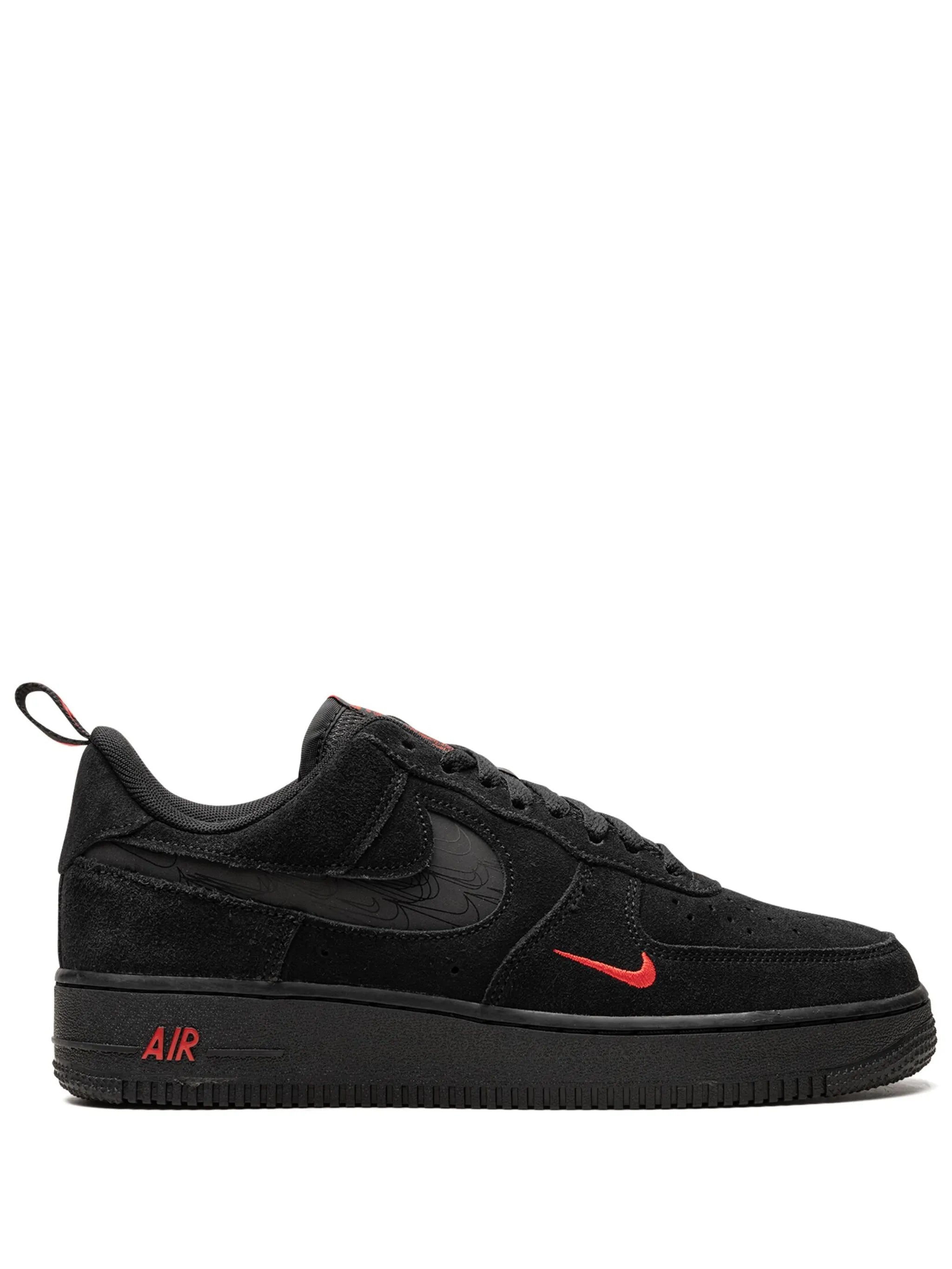 Nikee airforce 1 black orange - 1