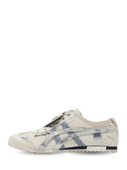 Onitsuk_a tiger panda prank white silver slip on - 2