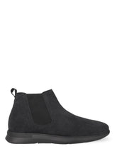 zara chelsea suede black